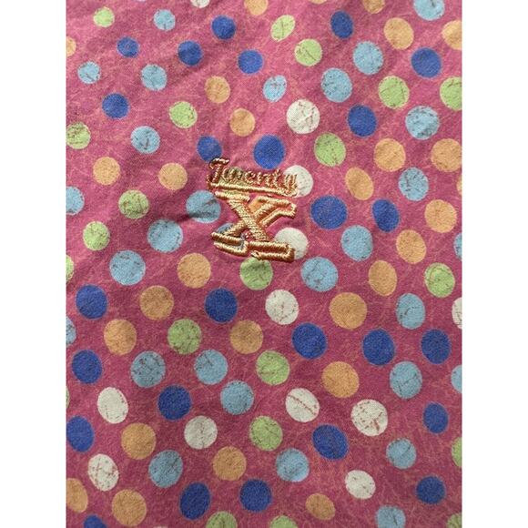 Twenty X Shirt/Top Women sz S Western Tailored Fit Pearl Snap Rodeo Polka Dot - Picture 3 of 5